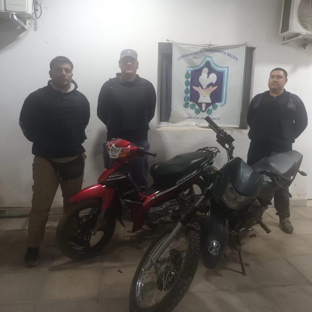Policías recuperaron una motocicleta denunciada por supuesto robo en Margarita Belén
