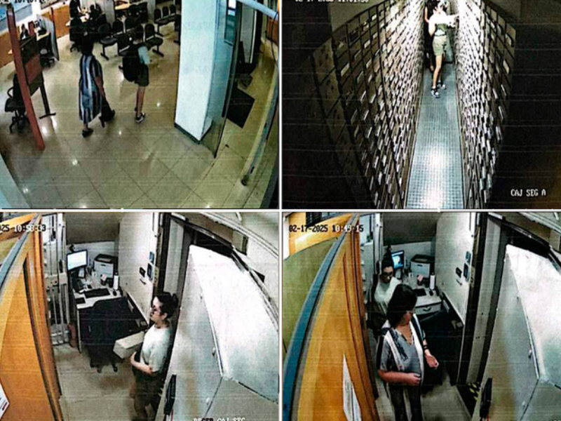 Después de la criptoestafa, la familia Novelli pasó por el banco para vaciar las cajas de seguridad Después de la criptoestafa, la familia Novelli pasó por el banco para vaciar las cajas de seguridad