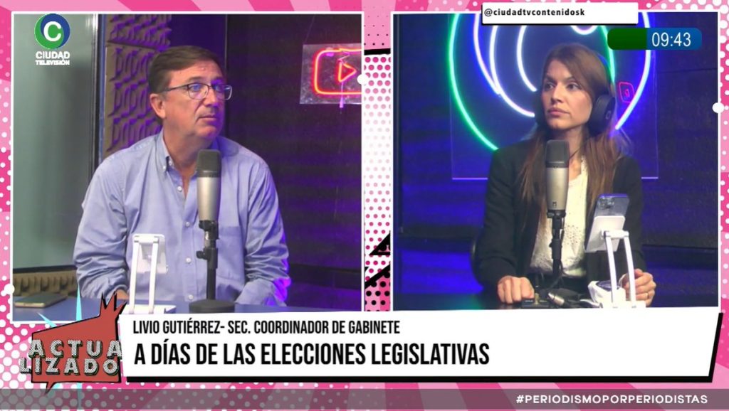 Gutiérrez pidió respaldo para los candidatos de Zdero: “Muchas cuestiones demoraron muchísimo en salir”