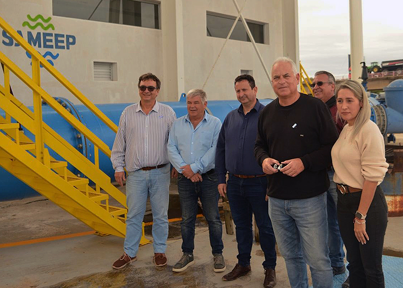 Visita y recorrida de autoridades para dar continuidad al Segundo Acueducto del Interior Visita y recorrida de autoridades para dar continuidad al Segundo Acueducto del Interior