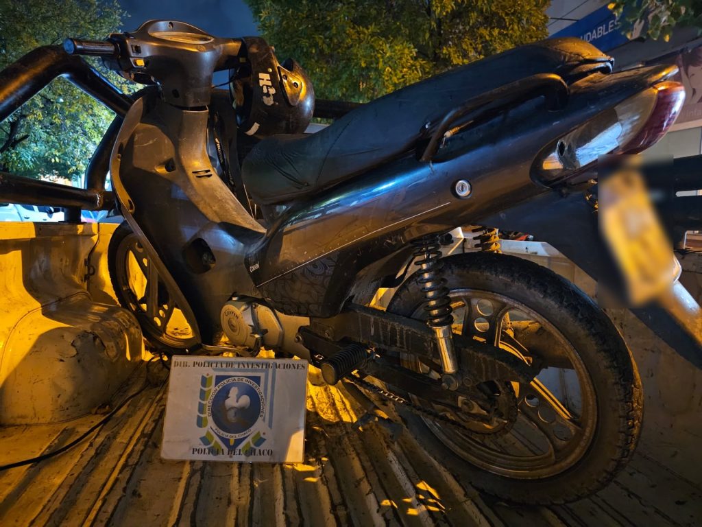 Demorados tras un seguimiento en moto en el macrocentro de Resistencia