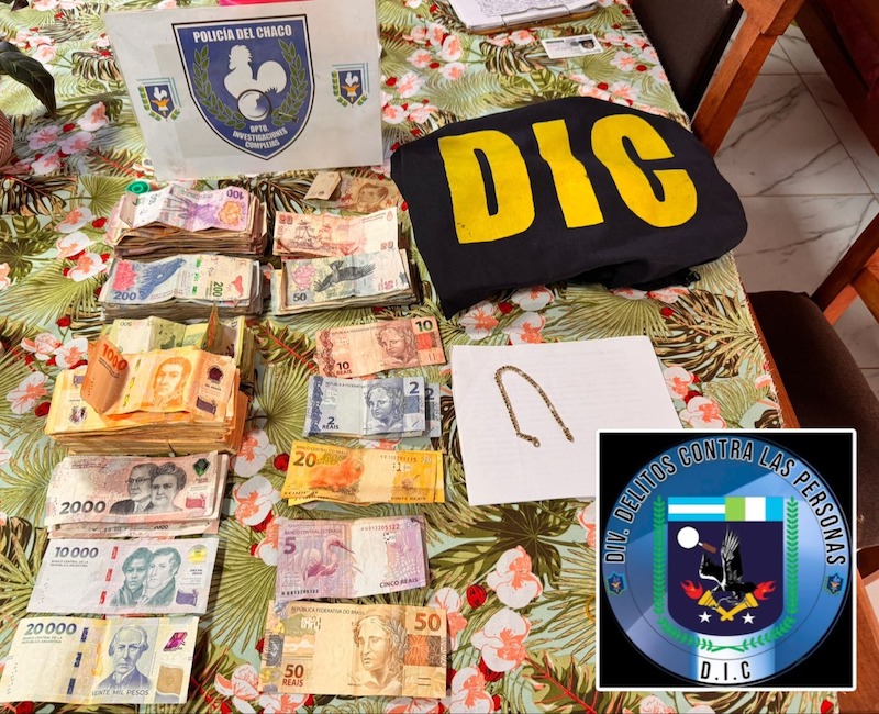 Robo millonario en Sáenz Peña: tras varios allanamientos, recuperaron parte del dinero Robo millonario en Sáenz Peña: tras varios allanamientos, recuperaron parte del dinero