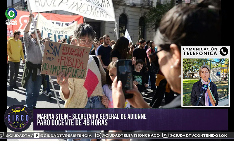 Paro Universitario: “Estamos perdiendo un salario cada tres meses”, aseguró la titular de ADIUNNE Paro Universitario: “Estamos perdiendo un salario cada tres meses”, aseguró la titular de ADIUNNE