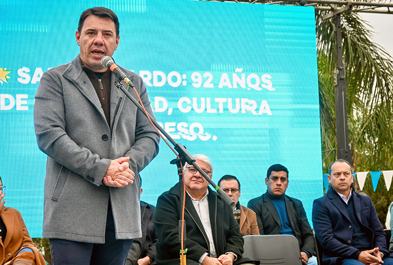 El Gobierno junto al intendente Sotelo acompañó el 92º Aniversario de San Bernardo El Gobierno junto al intendente Sotelo acompañó el 92º Aniversario de San Bernardo