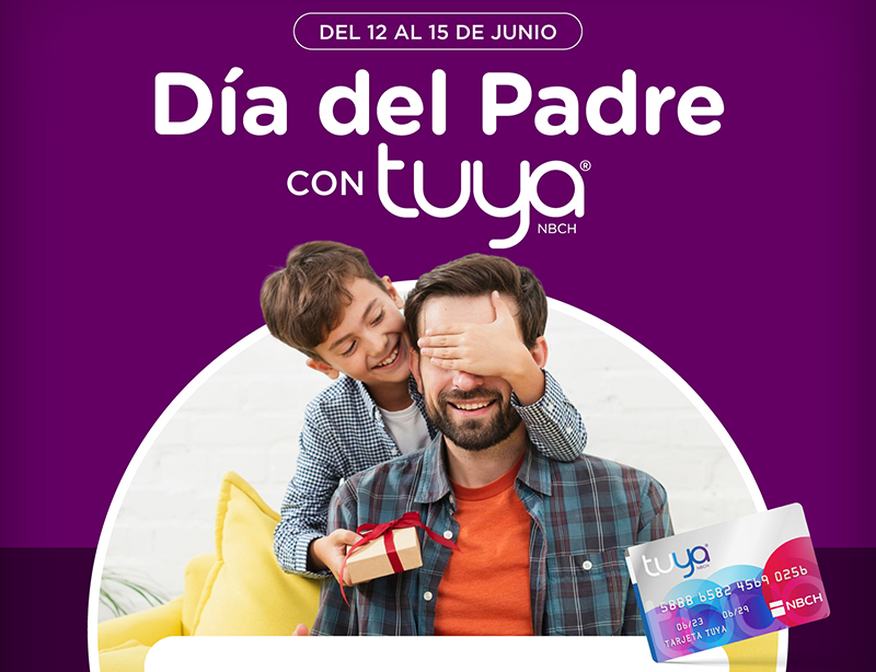 Promoción Día del Padre con Tuya con cuotas sin interés más bonificación en comercios adheridos Promoción Día del Padre con Tuya con cuotas sin interés más bonificación en comercios adheridos