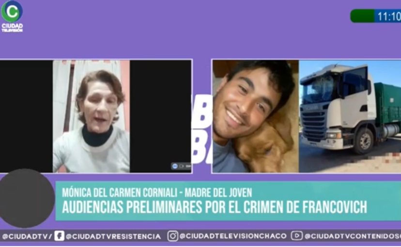 Crimen de Francovich: “Estas personas tienen que ser condenadas a cadena perpetua y tiene que salir a la luz la verdad” Crimen de Francovich: “Estas personas tienen que ser condenadas a cadena perpetua y tiene que salir a la luz la verdad”