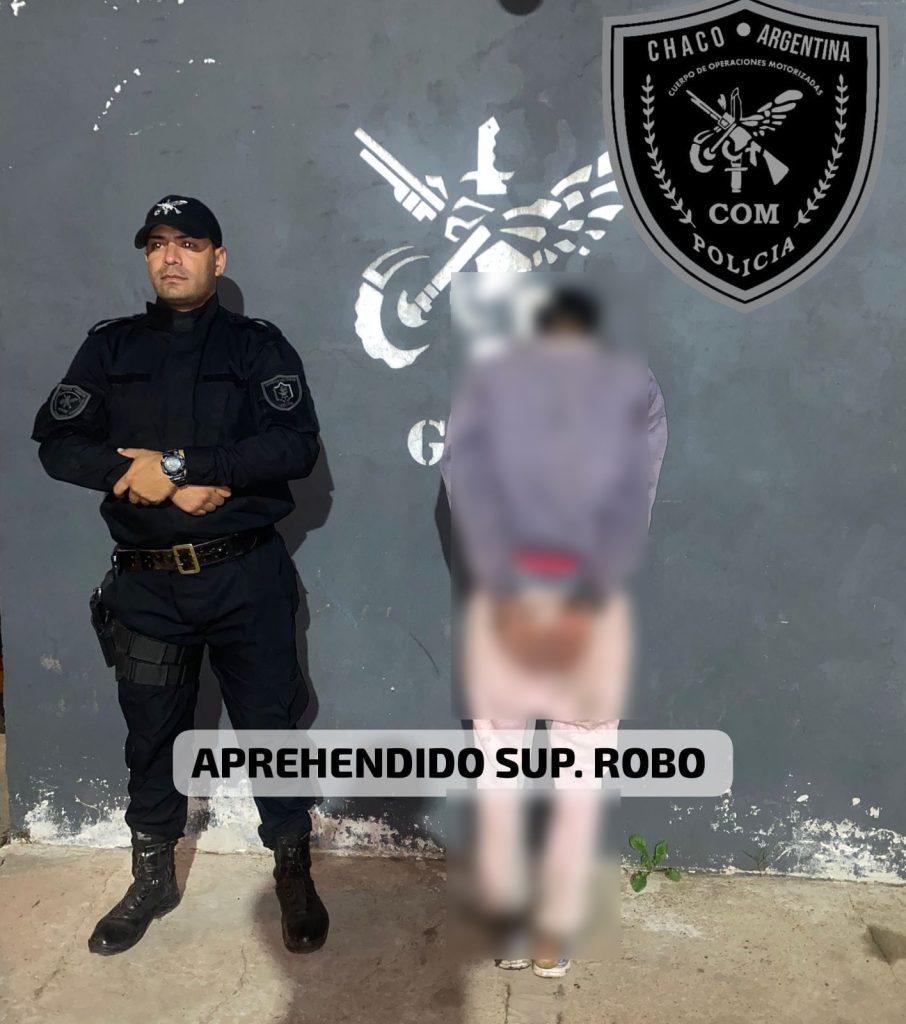 Detuvieron a un joven por un robo en Quitilipi