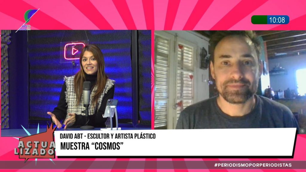 “Cosmos es como dibujar en el aire”: David Abt inaugura una muestra inspirada en la Madre Tierra en Corrientes