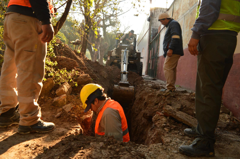 SAMEEP avanza con nuevas conexiones de cloacas en Villa Prosperidad SAMEEP avanza con nuevas conexiones de cloacas en Villa Prosperidad