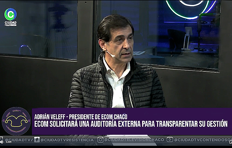Adrián Veleff, presidente de ECOM Chaco S.A.: “Vamos a garantizar la mayor transparencia en nuestra gestión” Adrián Veleff, presidente de ECOM Chaco S.A.: “Vamos a garantizar la mayor transparencia en nuestra gestión”