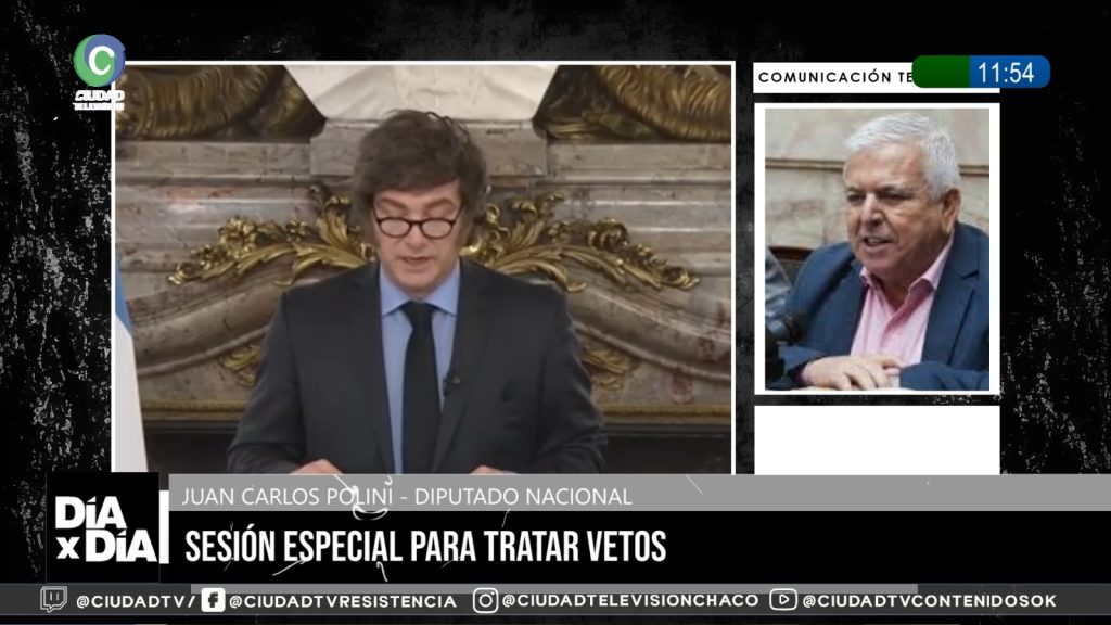 Polini anticipó que votará contra los vetos de Milei: “El que tiene que cambiar es el Presidente”