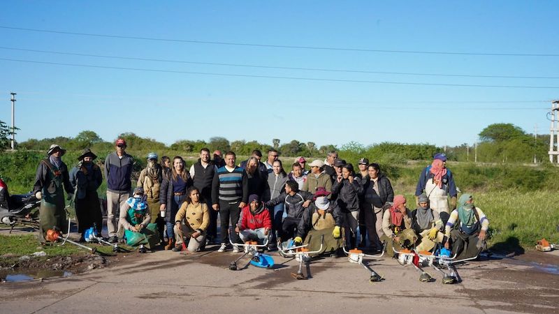 Continúa el plan de mantenimiento en distintos puntos de Barranqueras Continúa el plan de mantenimiento en distintos puntos de Barranqueras