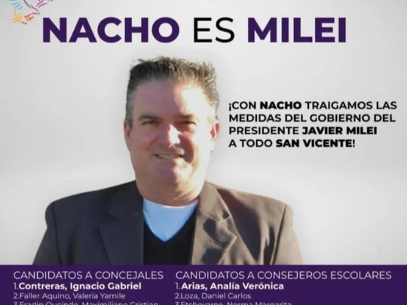 Detuvieron a un concejal de La Libertad Avanza por realizar disparos durante una discusión con su pareja Detuvieron a un concejal de La Libertad Avanza por realizar disparos durante una discusión con su pareja