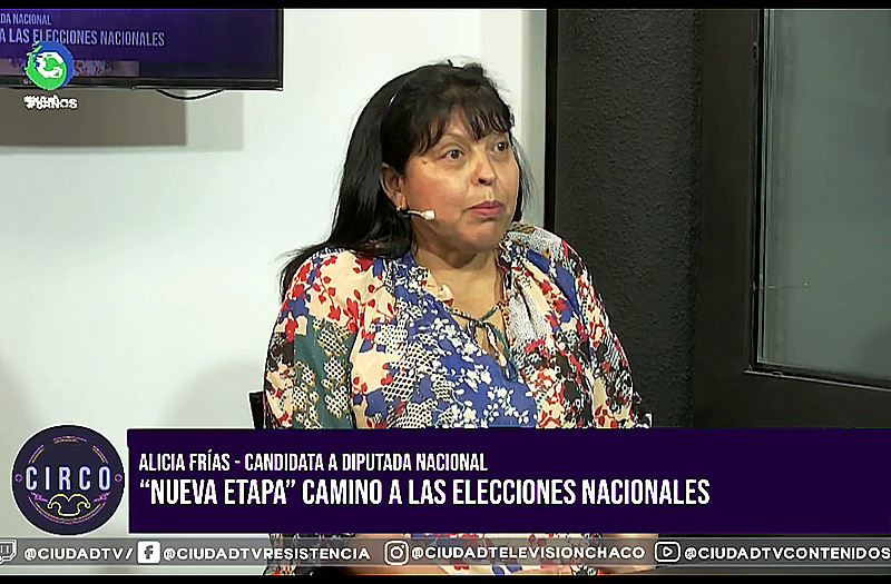 Alicia Frías, candidata a diputada de Nueva Etapa: “La situación económica es el primer reclamo de la ciudadanía” Alicia Frías, candidata a diputada de Nueva Etapa: “La situación económica es el primer reclamo de la ciudadanía”