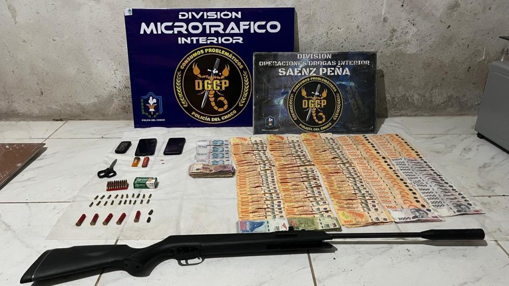 Operativos antinarcóticos en Sáenz Peña: tres detenidos y droga secuestrada