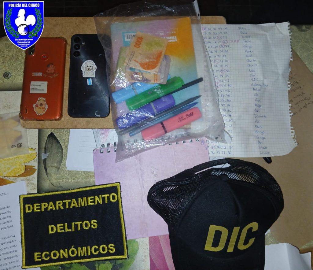 Allanamientos en Machagai por apuestas ilegales a través de WhatsApp