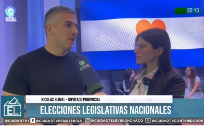Nicolás Slimel: “La mejor expresión que tiene la ciudadanía es el voto” Nicolás Slimel: “La mejor expresión que tiene la ciudadanía es el voto”