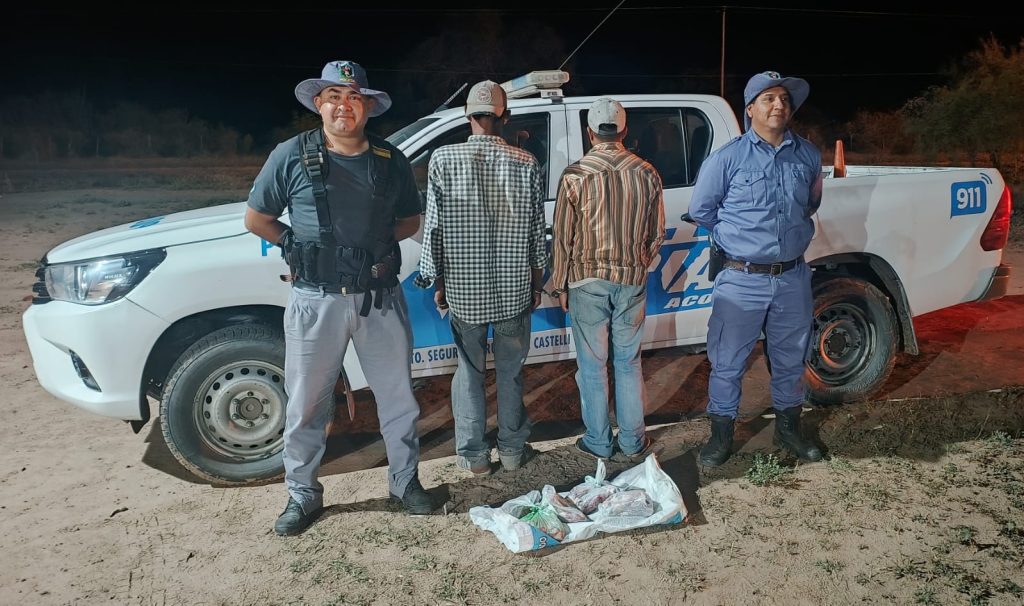 Dos hombres fueron detenidos por presunto abigeato en la zona rural de Miraflores