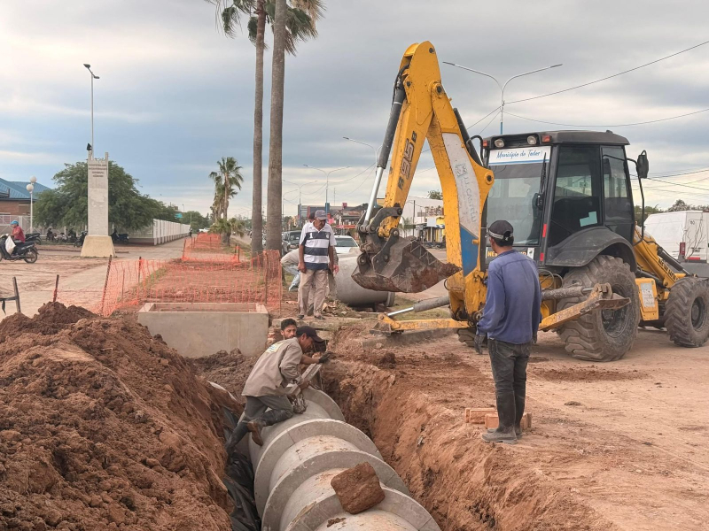 Avanza el tramo final del canal de la avenida Güemes en Juan José Castelli Avanza el tramo final del canal de la avenida Güemes en Juan José Castelli