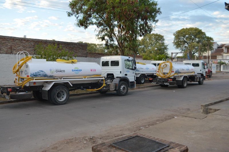 SAMEEP refuerza la asistencia con camiones cisterna y aclara que el servicio es totalmente gratuito SAMEEP refuerza la asistencia con camiones cisterna y aclara que el servicio es totalmente gratuito