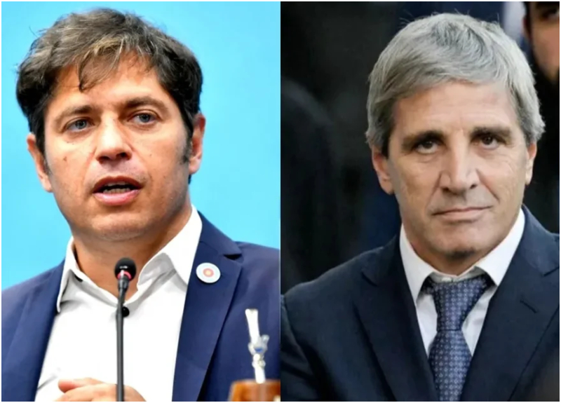 Caputo le advirtió a Kicillof que no le autorizará el endeudamiento Caputo le advirtió a Kicillof que no le autorizará el endeudamiento