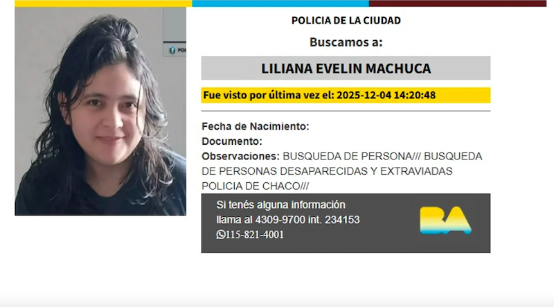 Buscan a una joven que despareció luego de viajar desde Chaco a Retiro Buscan a una joven que despareció luego de viajar desde Chaco a Retiro