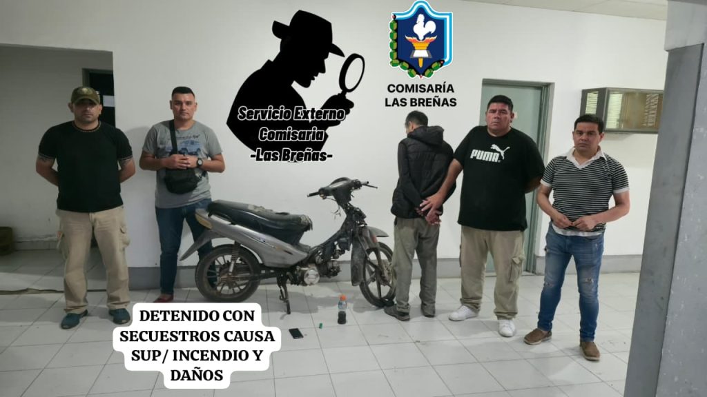 Detuvieron a un presunto pirómano por los incendios provocados a dos viviendas en Las Breñas