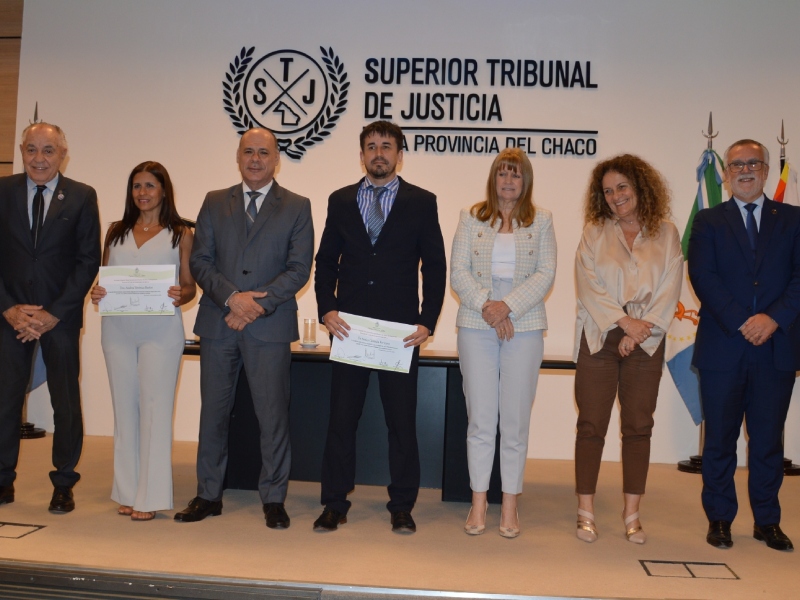 Juraron funcionaria y magistrado de Sáenz Peña y La Leonesa Juraron funcionaria y magistrado de Sáenz Peña y La Leonesa