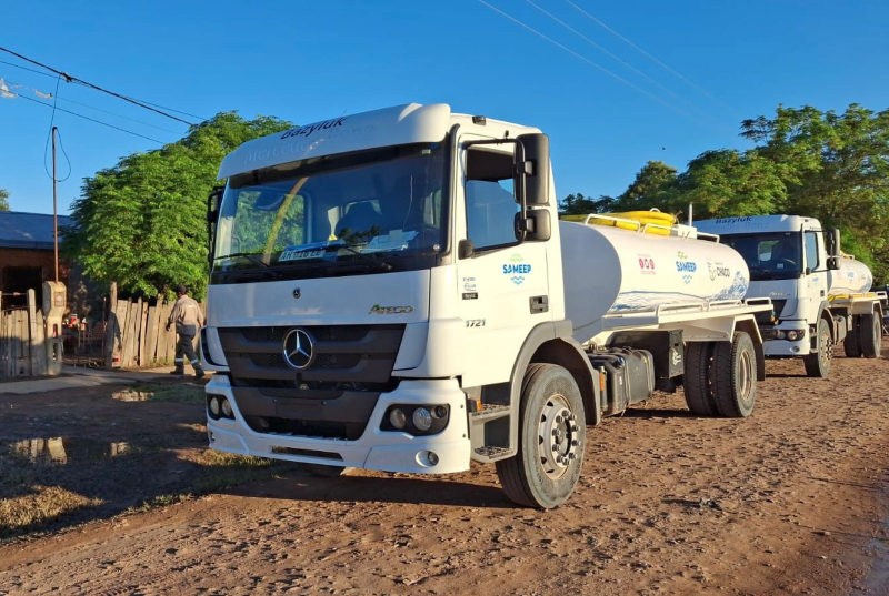SAMEEP continúa con la asistencia de agua potable a los Municipios de la provincia SAMEEP continúa con la asistencia de agua potable a los Municipios de la provincia