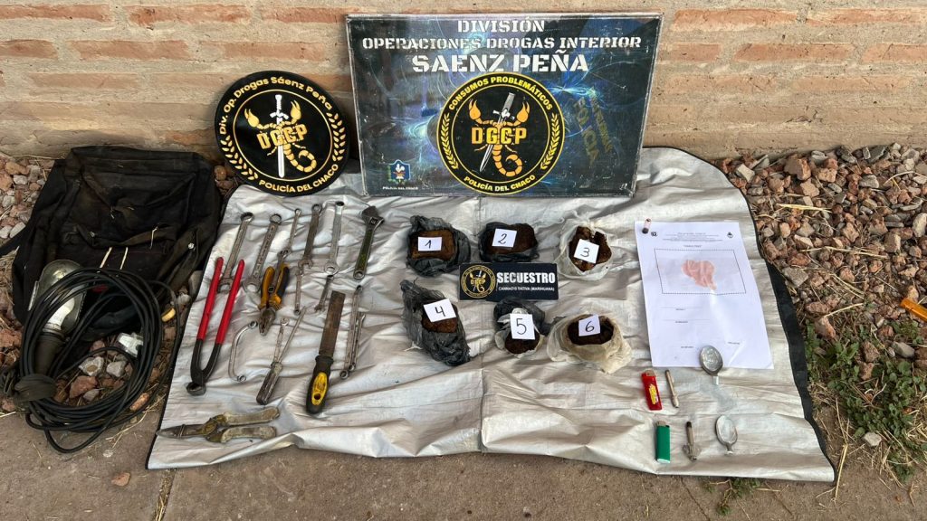 Sáenz Peña: dos demorados con 800 gramos de marihuana en su poder