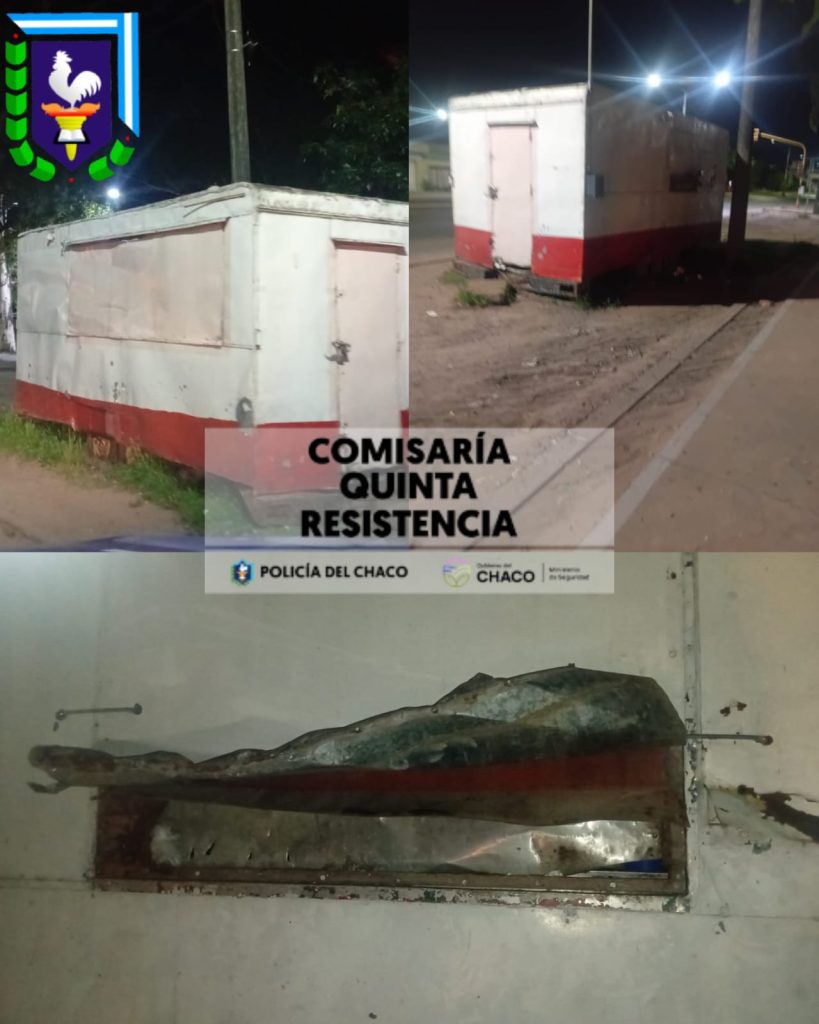 Arrestan a una pareja que forzaba un carro de comidas en el Parque Tiro Federal