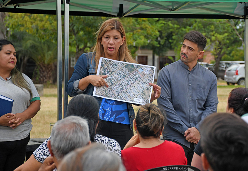 El Municipio comenzó a regularizar la situación dominial del asentamiento de Villa Marín El Municipio comenzó a regularizar la situación dominial del asentamiento de Villa Marín