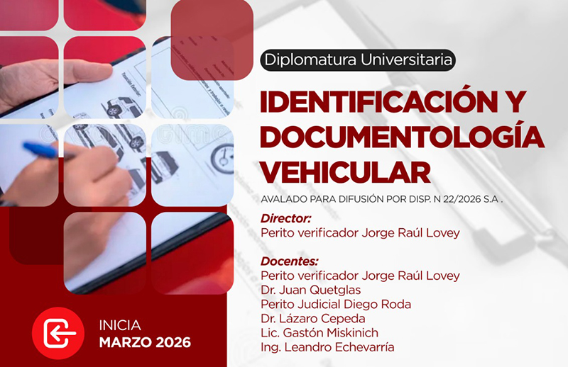 Nueva propuesta académica: la UNCAus dictará una diplomatura en documentología vehicular Nueva propuesta académica: la UNCAus dictará una diplomatura en documentología vehicular