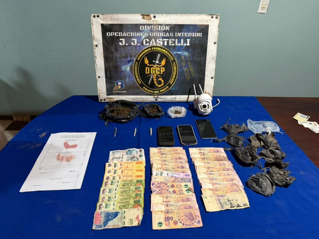 Miraflores: en allanamiento por narcomenudeo, secuestran droga, dinero y celulares