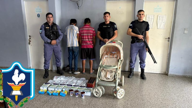 Recuperaron mercadería robada del programa Ñachec y detuvieron a dos hermanos Recuperaron mercadería robada del programa Ñachec y detuvieron a dos hermanos