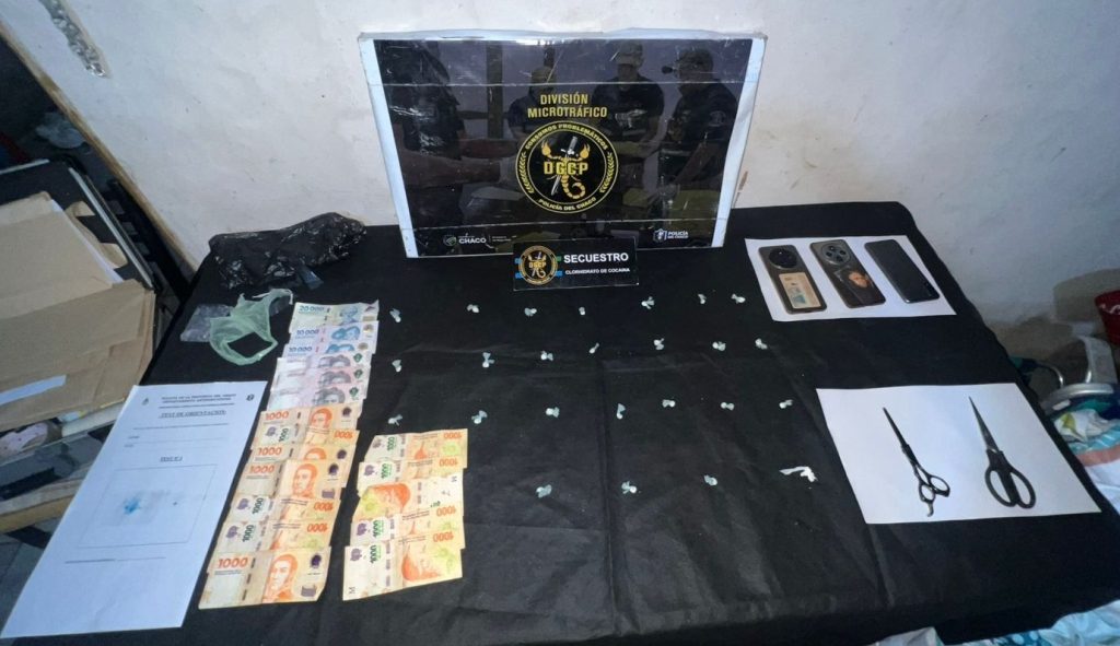 Allanamiento por narcomenudeo en Villa Barberán: secuestran droga y detienen a una mujer